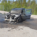 Söderhamn: Bilbrand på E4