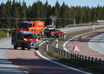 Norrala: Singelolycka på E4