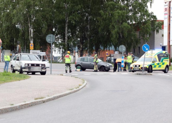 Gävle: Krock i korsning