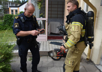 Söderhamn: Blev utelåst med kastrull på spisen