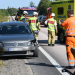 Ljusne: Bilist körde in i mitträcket