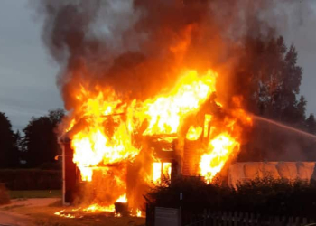 Färila: Äldre man allvarligt skadad i villabrand