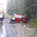 Ockelbo: Bil voltade på väg 303