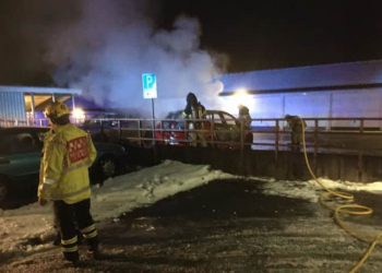 Söderhamn: Bilbrand på Skytten