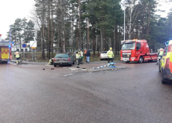 Gävle: Krock i korsning