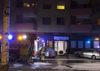 Sandviken: Brand i lägenhet