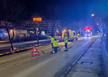 Sandviken: Mossvägen avstängd efter vattenläcka