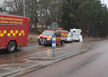 Norrala: Häst fastnade i transport