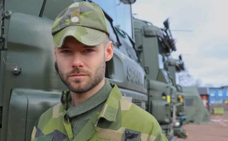 Översergeant Jonathan Randling. Foto: Zsusanna Höjvall/Försvarsmakten