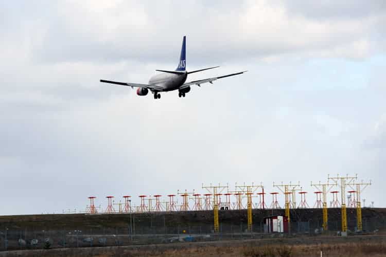 SAS-plan vid inflygning till Arlanda / Arkivbild - Foto: Daniel Sjöholm