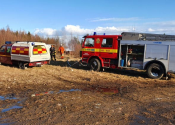 Trönö: Markbrand i Ulva