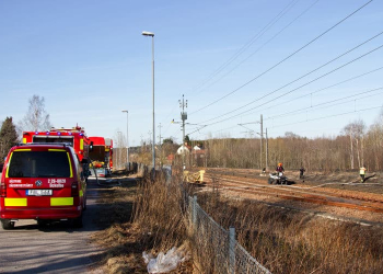 Storvik / Hofors: Flera markbränder utmed järnvägen