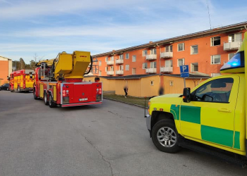 Sandviken: Brand på spis