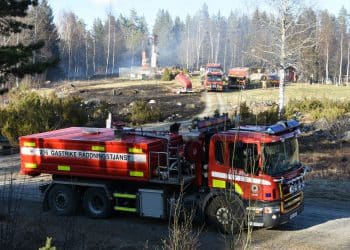 Gruvberget: Omfattande brand vid Larsbo
