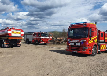 Hudiksvall: Brand vid bondgård i Baldra