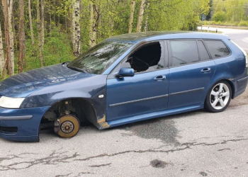 Ljusne: Bilbrand vid Söder
