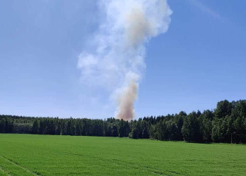 Ockelbo: Skogsbrand vid Sarvtjärnsberget