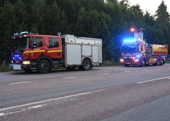 Enånger: Mindre skogsbrand vid Berghem