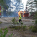 Långvind: Brand i fritidshus