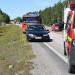 Ljusne: Bilist körde in i mitträcket