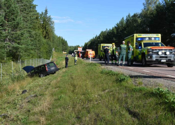 Kilafors: Singelolycka på väg 83
