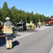 Enånger: Bilbrand på E4