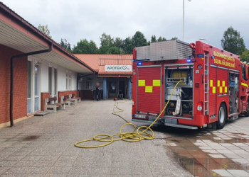 Ljusne: Larm om brand på Kastanjen