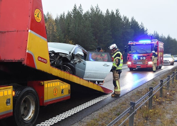Norrala: Man misstänkt för rattfylleri efter singelolycka