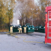 Söderhamn: Containerbrand på Granvägen