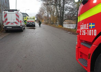 Gävle: Brand i tryckkärl – En person skadad