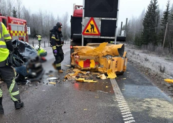 Gävle: TMA-bil påkörd på E4