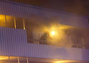 Sandviken: Lägenhetsbrand på Baldersgatan