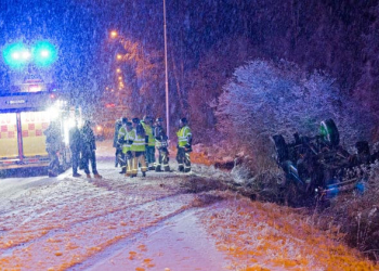 Sandviken: Singelolycka på Gävlevägen