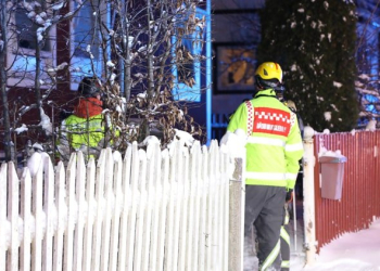 Gävle: Brand i villa på Vegagatan