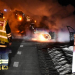 Stråtjära: Bilbrand på väg 83