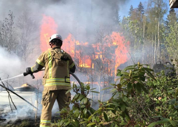 Bergsjö: Skogsbrand vid Östertanne
