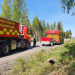 Växbo: Förmodad skogsbrand vid Laviken