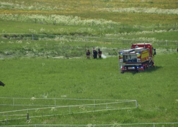 Hudiksvall: Gräsbrand i Garluö