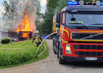 Söderhamn: Villabrand i Stugsund