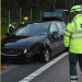 Ljusne: Personbil kolliderade med mitträcket