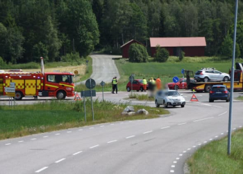 Gävle: Trafikolycka på väg 583