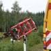 Voxna: Vindkraftstransport i diket på väg 301