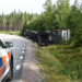 Edsbyn: Lastbilsolycka på väg 596