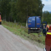 Edsbyn: Sopbil körde ut på åker