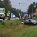 Stråtjära: Bilist kolliderade med fartkamera och lyktstolpe