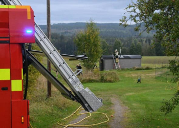 Rengsjö: Brand i bastu