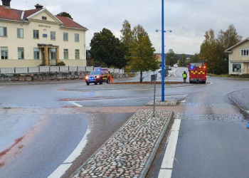 Edsbyn: Utsläpp på väg 301