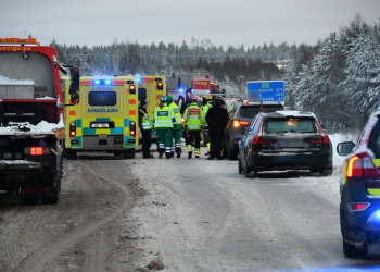 Enånger: Trafikolycka vid Ångersjön