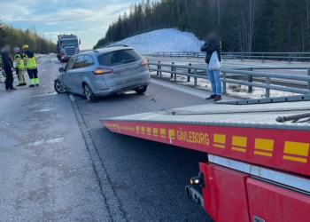 Enånger: Singelolycka på E4