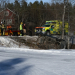 Njutånger: Singelolycka på väg 663